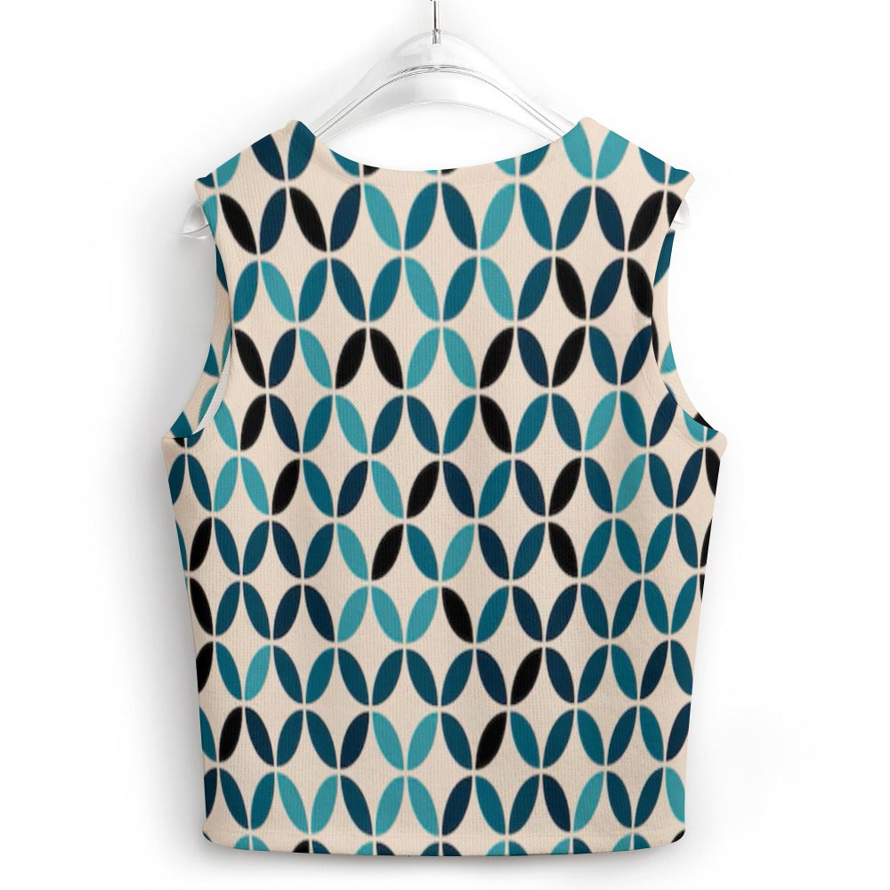 KSC's Custom Vest Designs Women's Long Sleeve Button Knit Vest