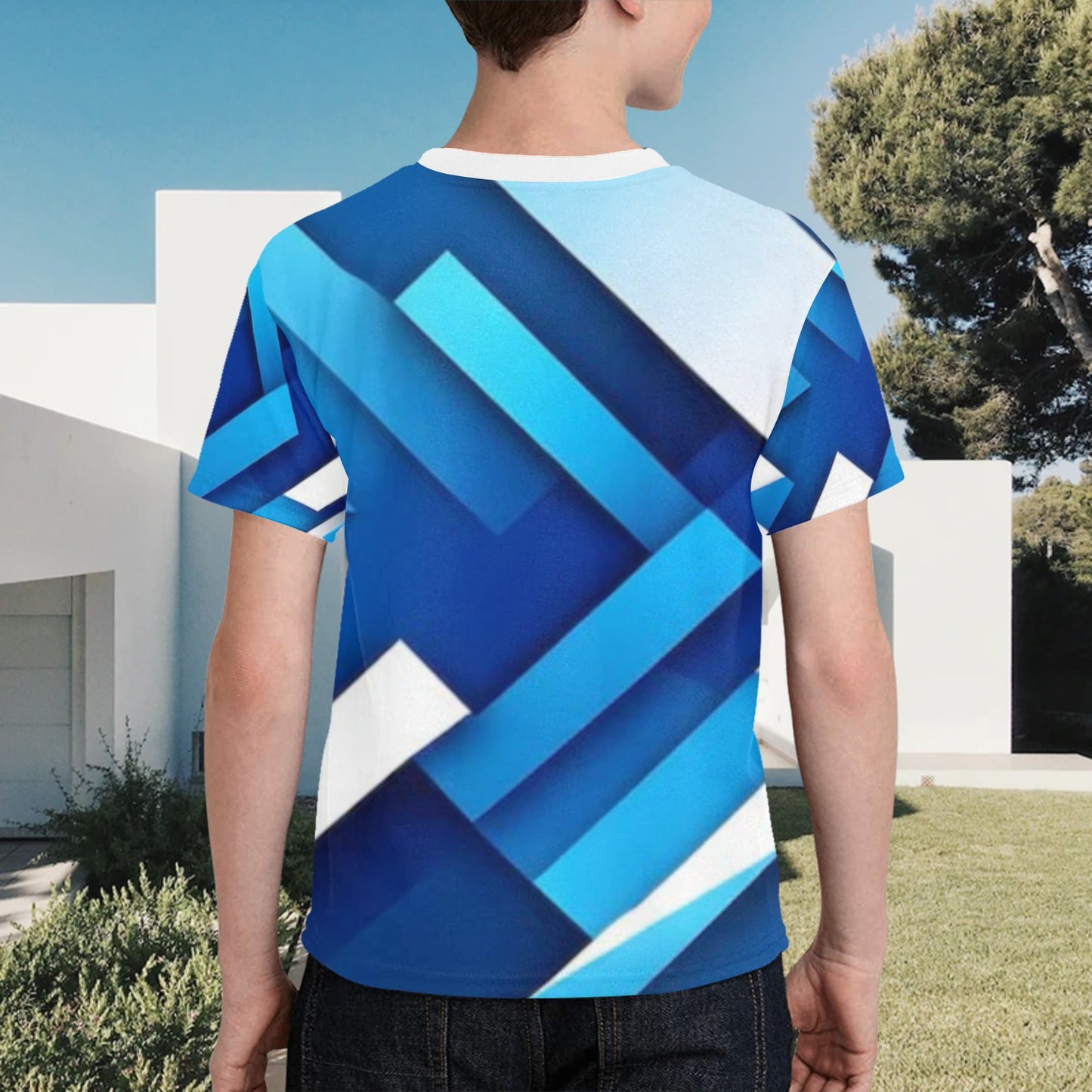 KSC's Exclusive Kids Designs- Young Men's/Boys Kids' All Over Print T-shirt Kids Print T-shirt