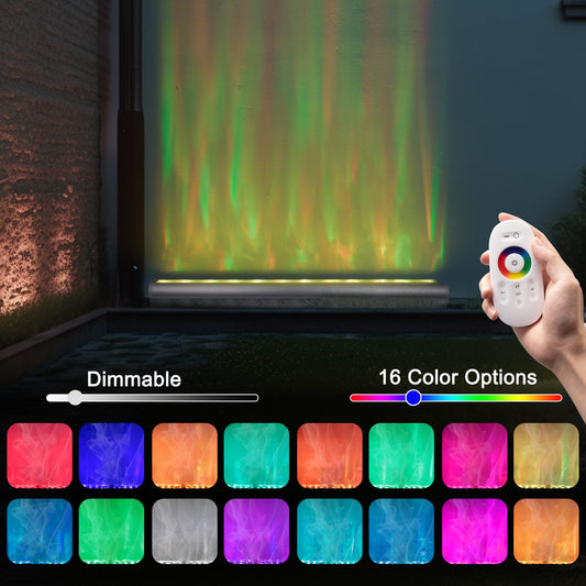 AURORA SKY LIGHT PROJECTOR - EP LIGHT Oudoor Waterproof RGBCW LED Projector Wall light Ambient Background Light Aurora Sky Wall Projector