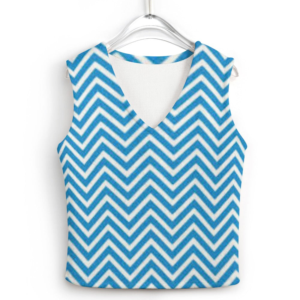 KSC's Custom Designs Women's Long Sleeve Button Knit Vest - 10 OPTIONS INSIDE