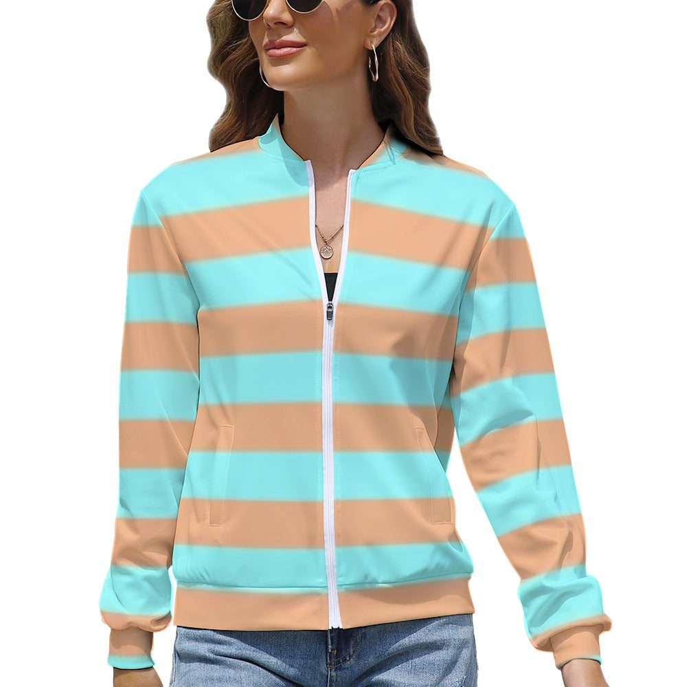 Women's Long Sleeve Zipper Jacket (10 Options) - KSC's Limited Edition Designer Collection