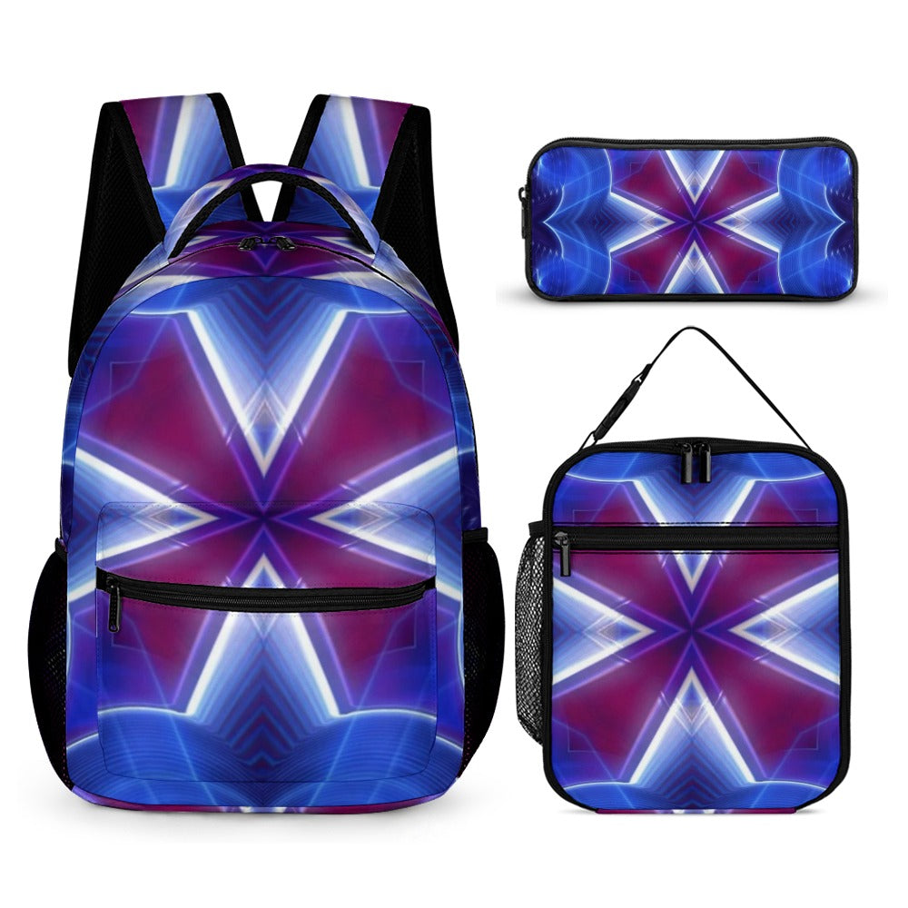 BACK TO SCHOOL BUNDLES -3PC Back To School Set - KSC's Custom Designs Back To School Sets - Backpacks, Three piece set combination Backpacks, Lunch Box, Pencil Bag/Organizer