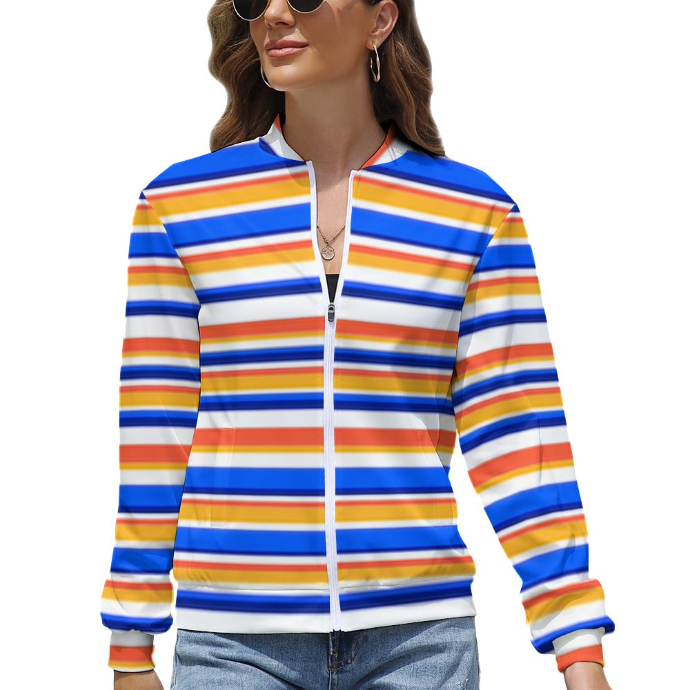 Women's Long Sleeve Zipper Jacket (10 Options) - KSC's Limited Edition Designer Collection