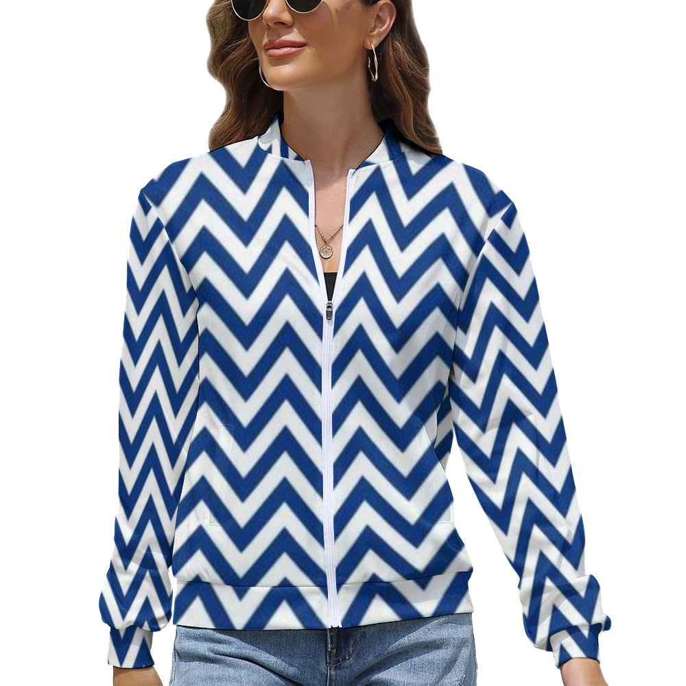 Women's Long Sleeve Zipper Jacket (10 Options) - KSC's Limited Edition Designer Collection
