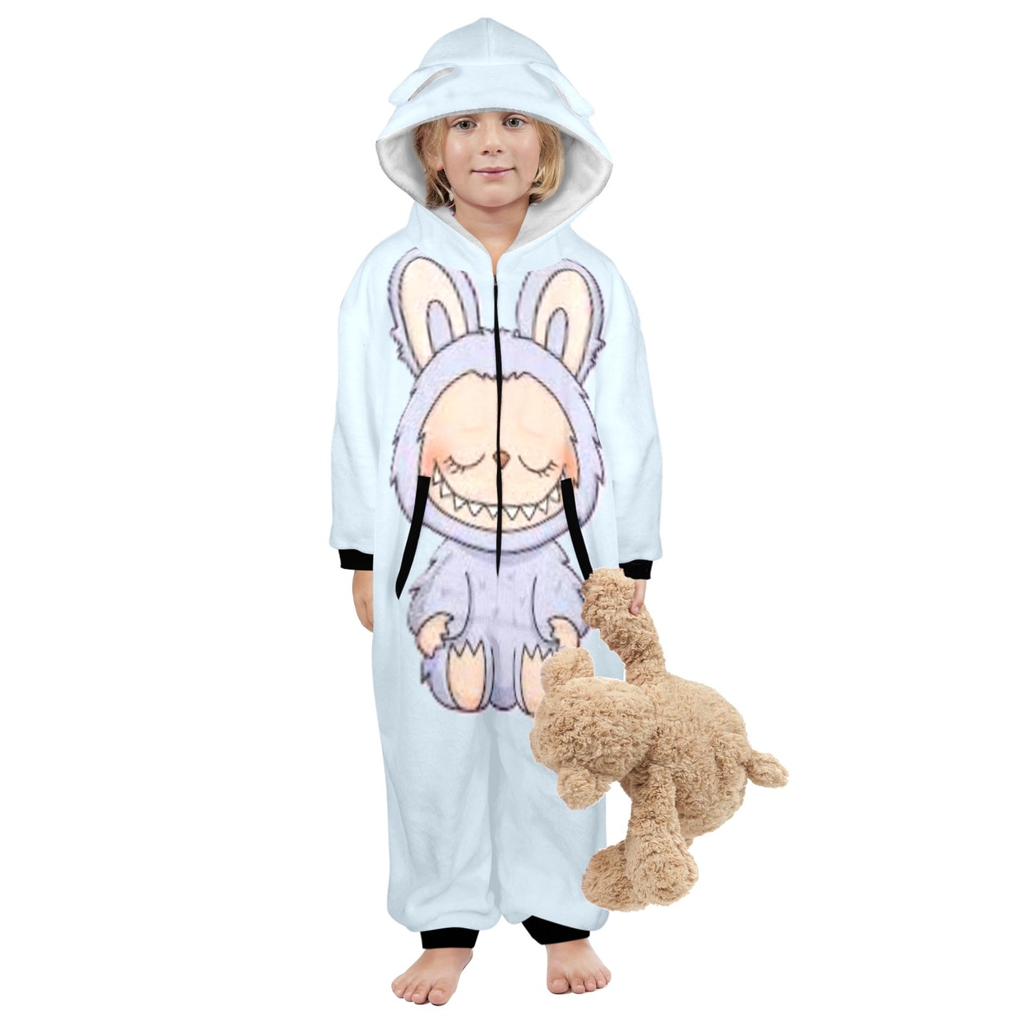 KSC's Exclusive Labubu Little Kids Onesies (2 to 7 Years Old) - Sleep Labubu