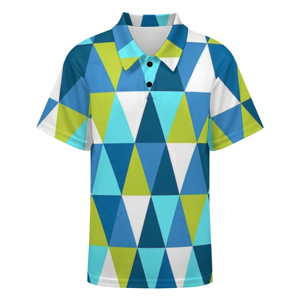 KSC's Exclusive Kids Designs- Young Men's/Boys New Kid's Shoulder buttoned polo shirt