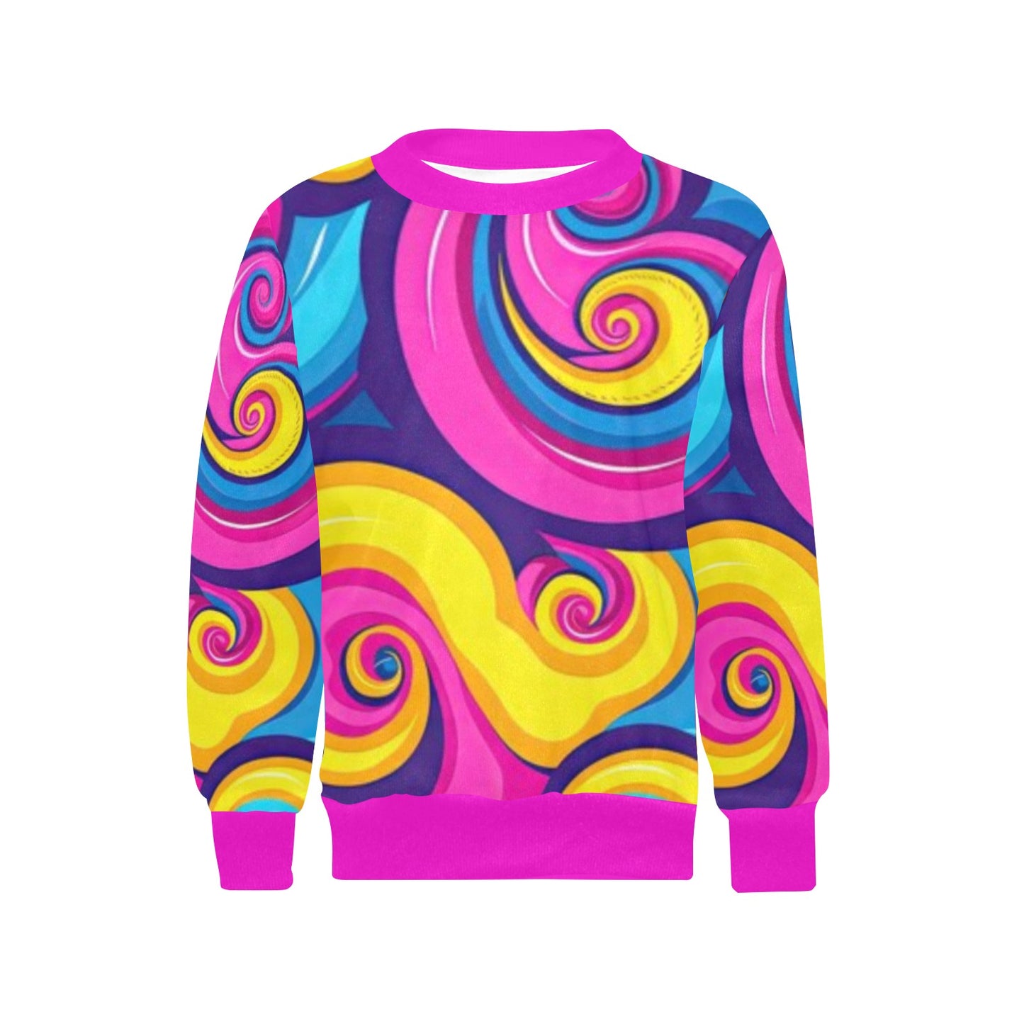 KSC's Designs Girl's Crew Neck Sweaters