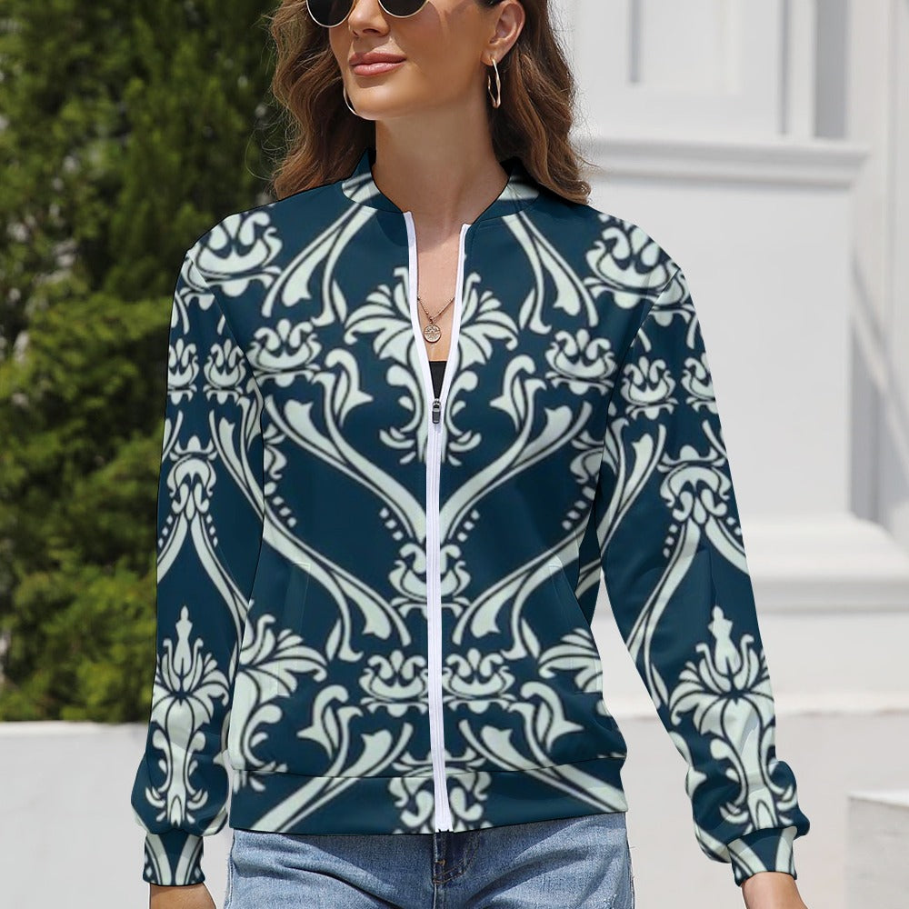 Women's Long Sleeve Zipper Jacket (10 Options) KSC's Limited Edition Designer Collections