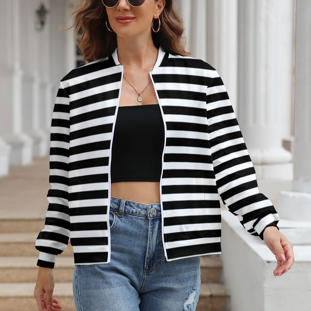 Designer Style Women's Long Sleeve Zipper Jacket (10 Options) - KSC's Limited Edition Collections