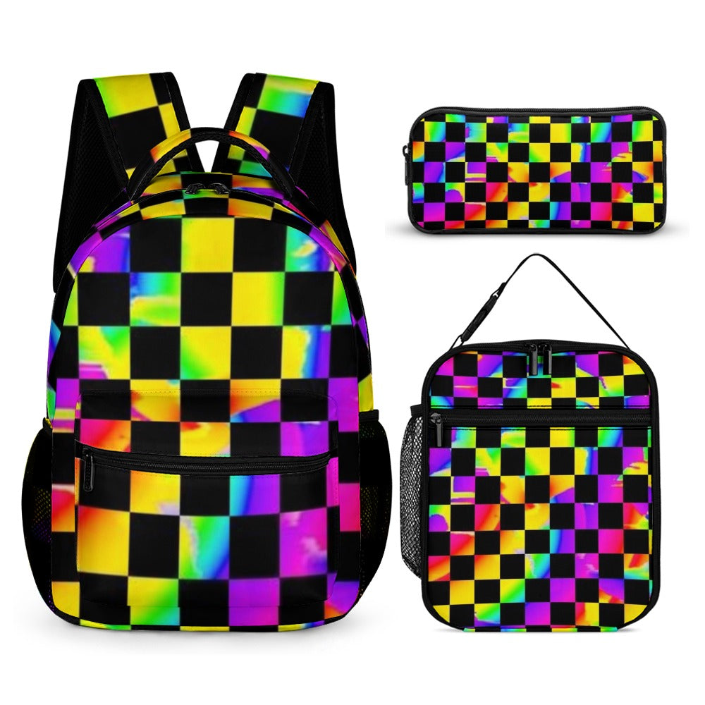 BACK TO SCHOOL BUNDLES -3PC Back To School Set - KSC's Custom Designs Back To School Sets - Backpacks, Three piece set combination Backpacks, Lunch Box, Pencil Bag/Organizer