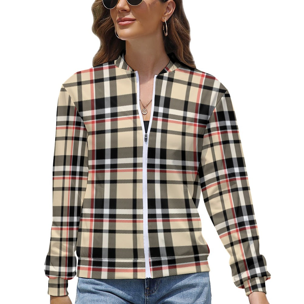 Women's Long Sleeve Zipper Jacket (10 Options) - KSC's Limited Edition Designer Collection