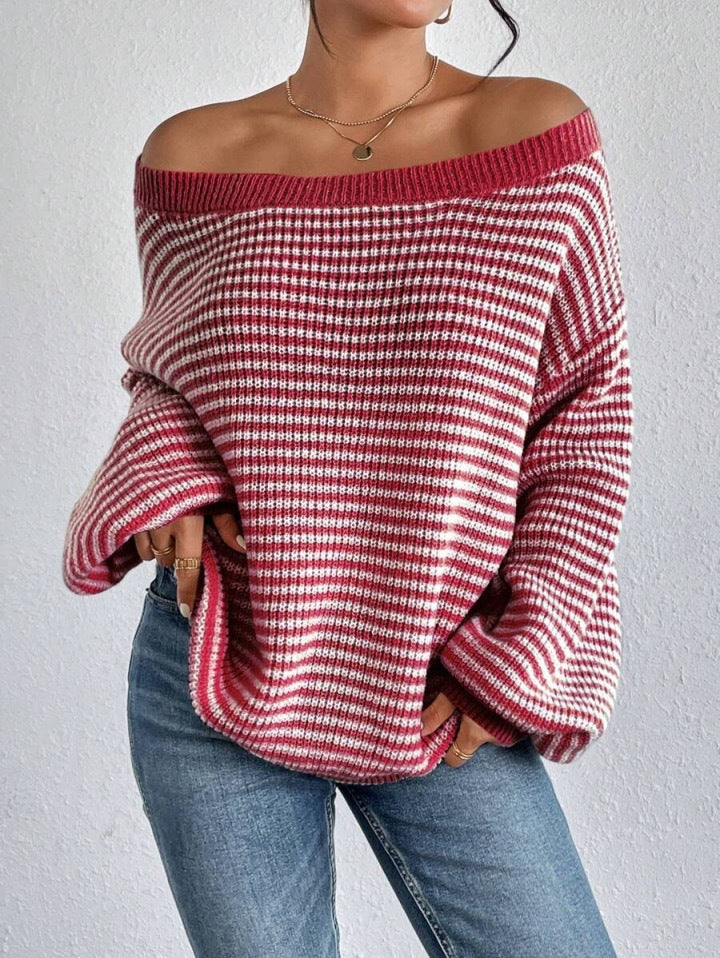 Trendy Relaxed Charm Oversized Women's Sweater