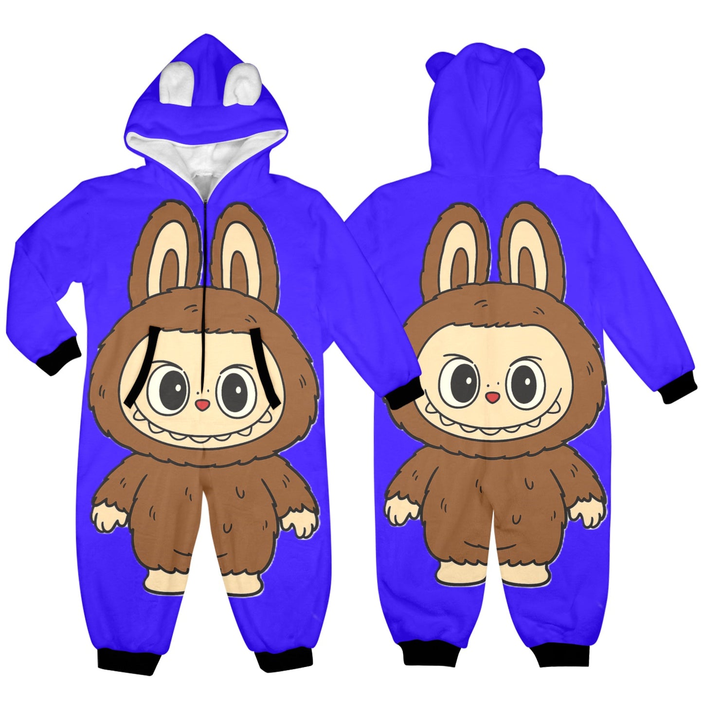 KSC's Exclusive Labubu Little Kids Onesies (2 to 7 Years Old) - Brown Bear Labubu