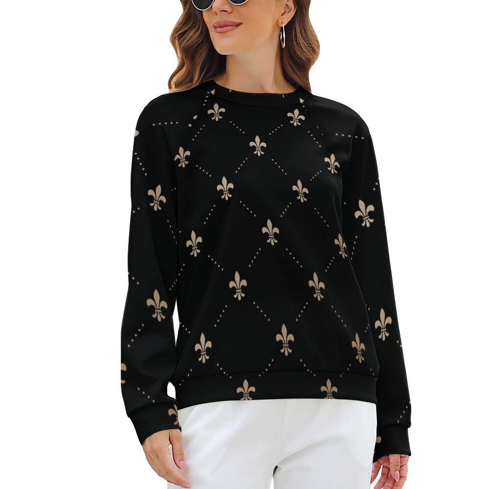 Raglan round neck KSC's Exclusive Women's Sweater Collection (10) Designs/Styles - Raglan round neck sweater