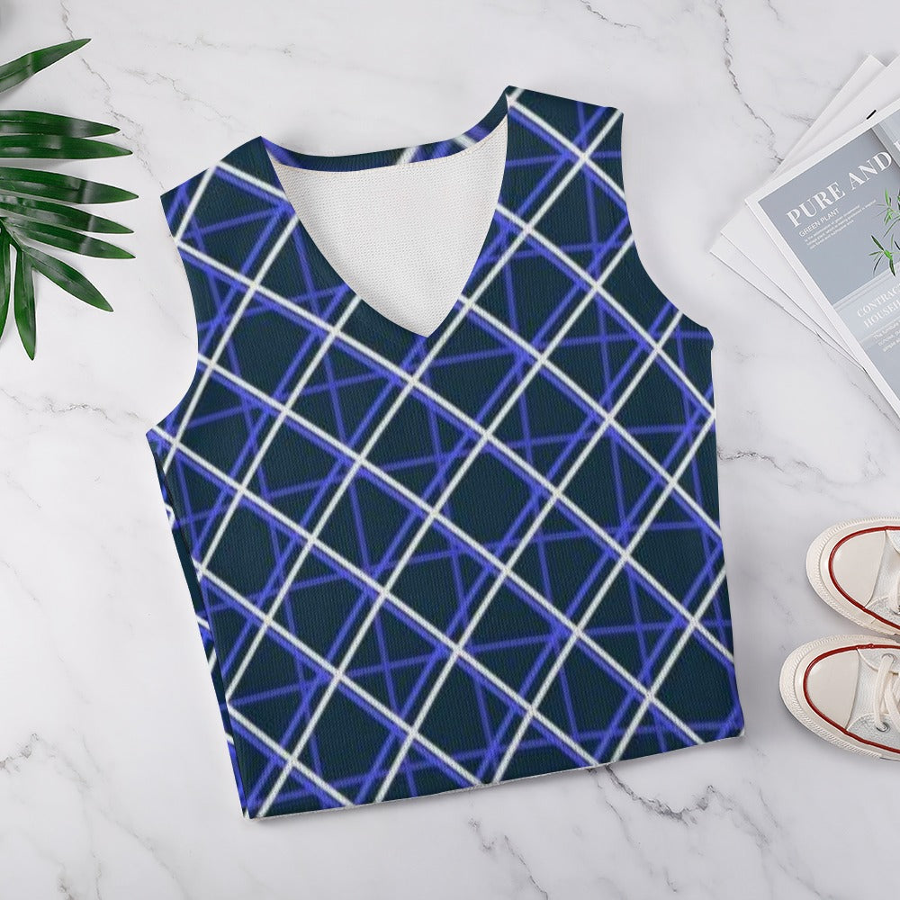 KSC's Custom Vest Designs Women's Long Sleeve Button Knit Vest