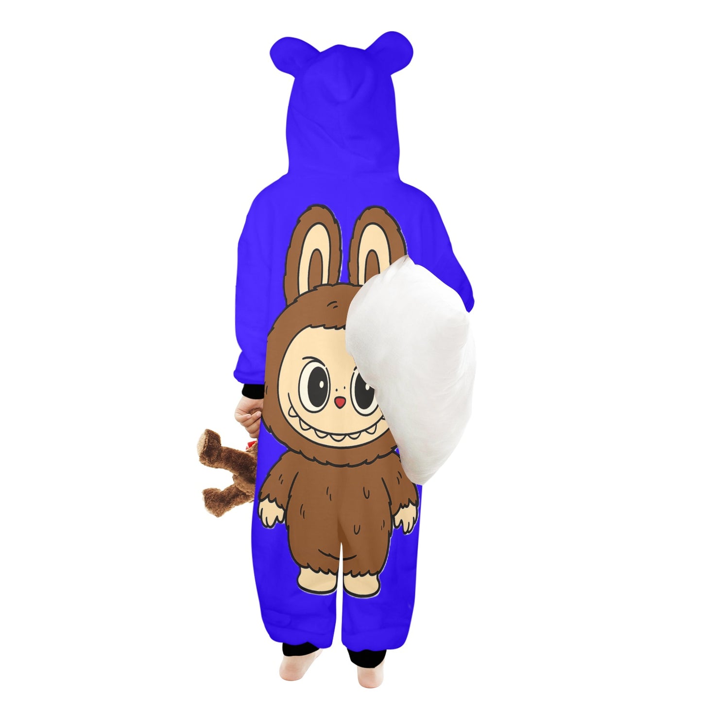 KSC's Exclusive Labubu Little Kids Onesies (2 to 7 Years Old) - Brown Bear Labubu