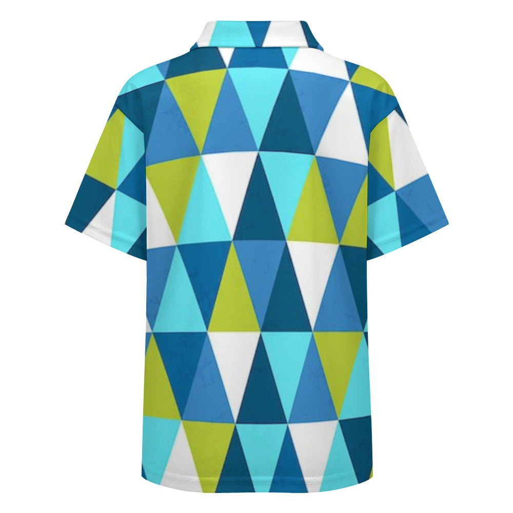 KSC's Exclusive Kids Designs- Young Men's/Boys New Kid's Shoulder buttoned polo shirt