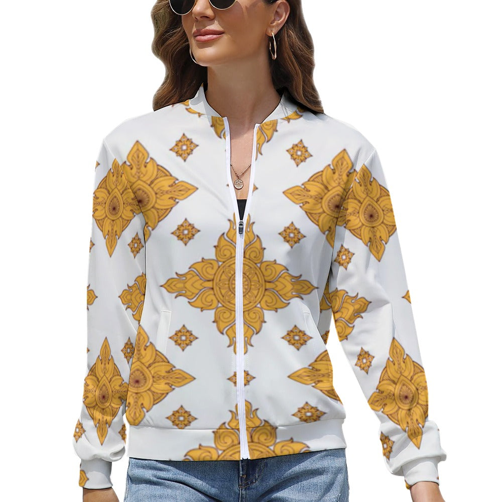 Women's Long Sleeve Zipper Jacket (10 Options) - KSC's Limited Edition Collections Designer Style