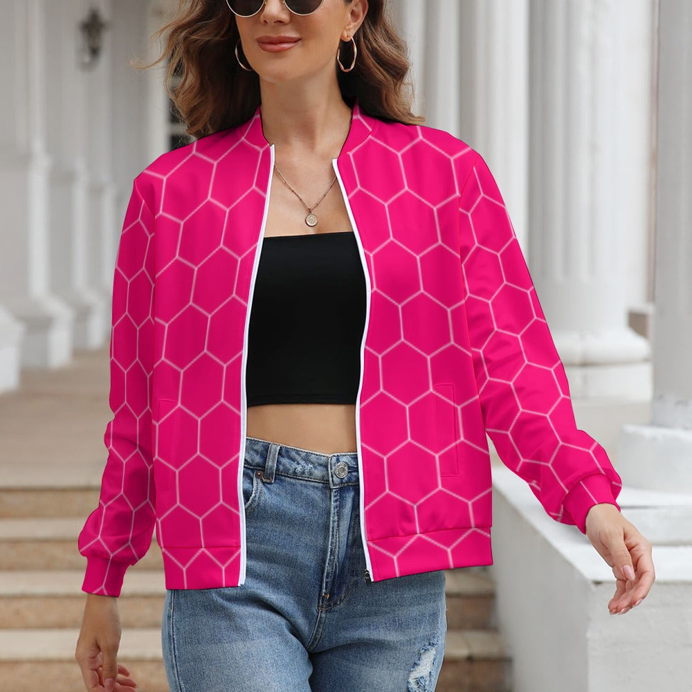 Designer Style Women's Long Sleeve Zipper Jacket (10 Options) - KSC's Limited Edition Collections