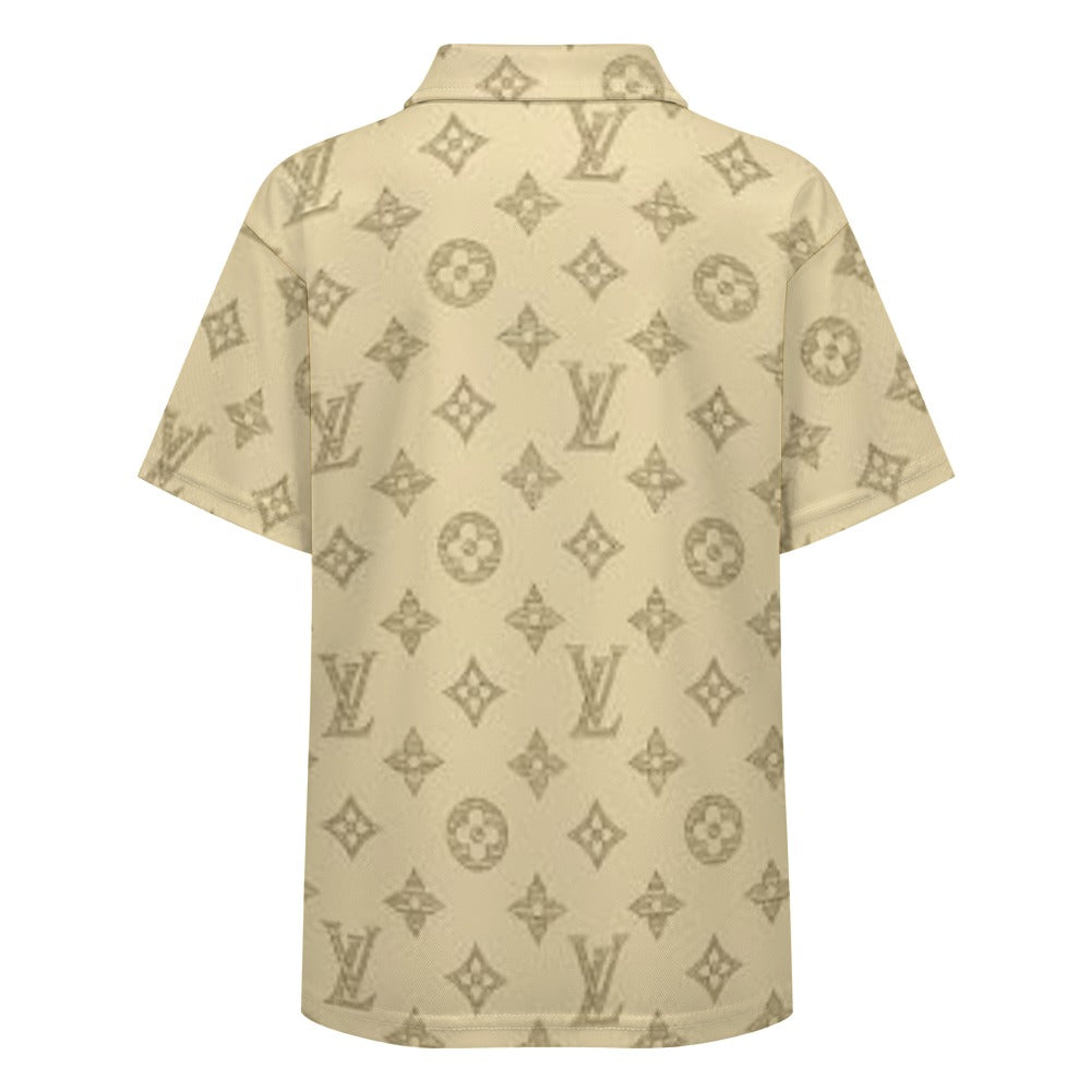 KSC's Exclusive Kids Designs- Young Men's/Boys New Kid's Shoulder buttoned polo shirt