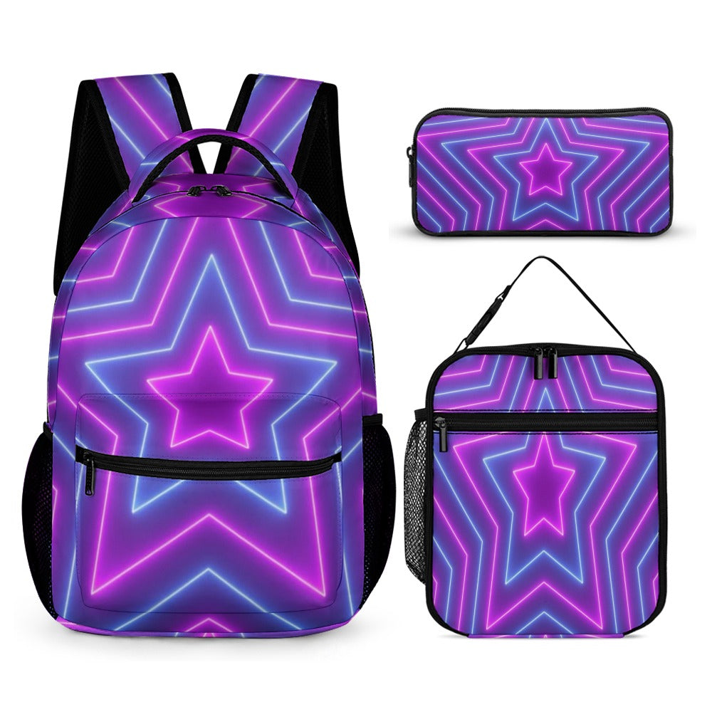 BACK TO SCHOOL BUNDLES -3PC Back To School Set - KSC's Custom Designs Back To School Sets - Backpacks, Three piece set combination Backpacks, Lunch Box, Pencil Bag/Organizer