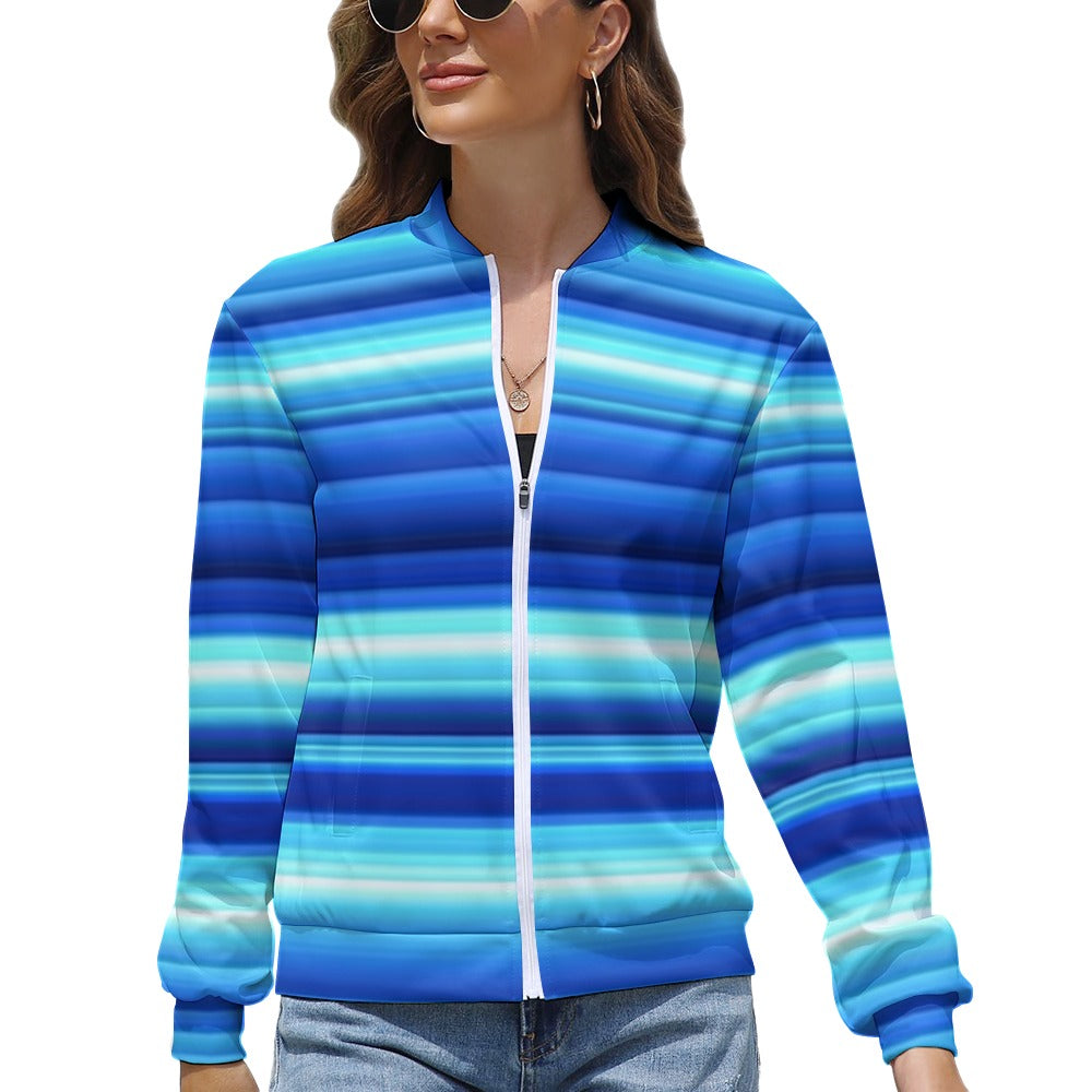 Women's Long Sleeve Zipper Jacket