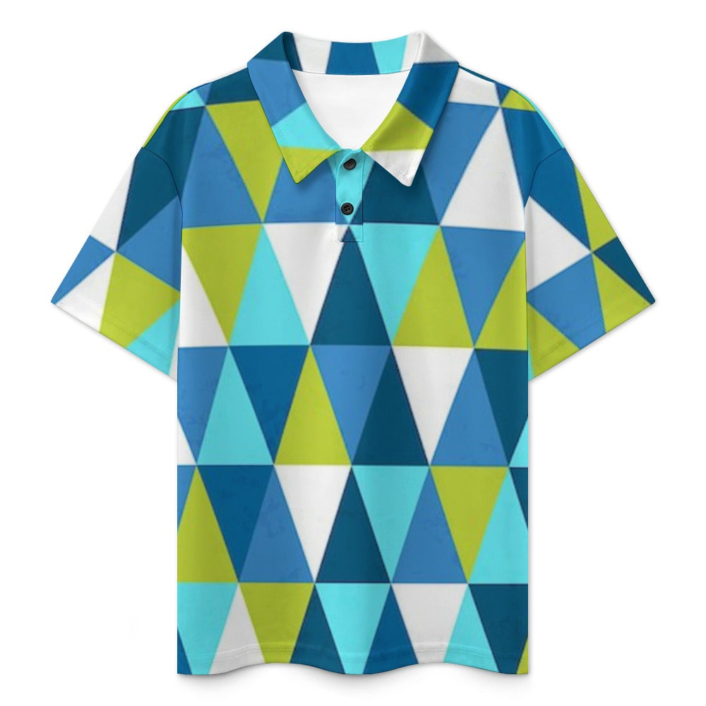 KSC's Exclusive Kids Designs- Young Men's/Boys New Kid's Shoulder buttoned polo shirt