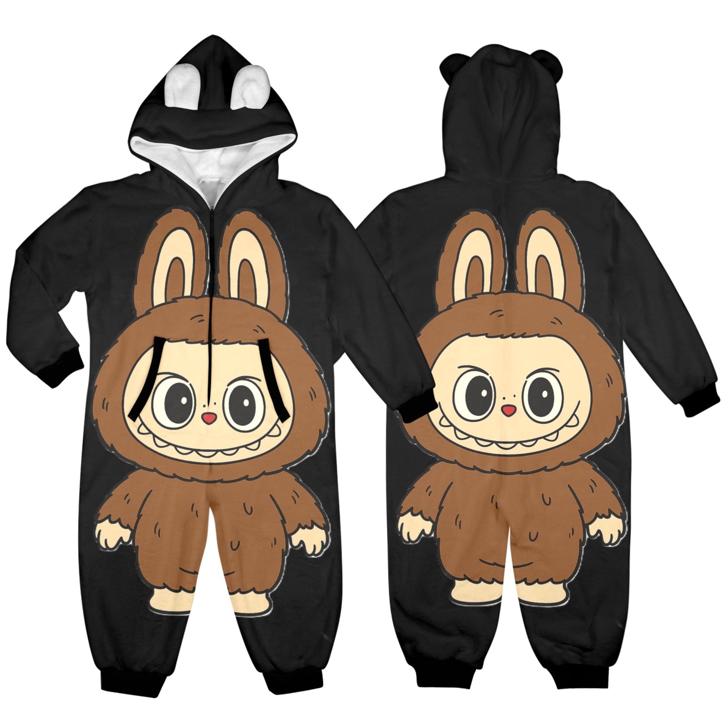 KSC's Exclusive Labubu Little Kids Onesies (2 to 7 Years Old) - Brown Bear Labubu