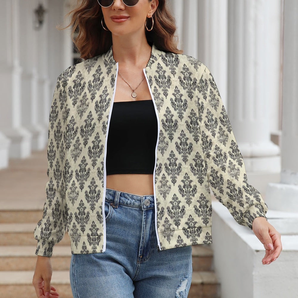 Women's Long Sleeve Zipper Jacket (10 Options) - KSC's Limited Edition Designer Collection