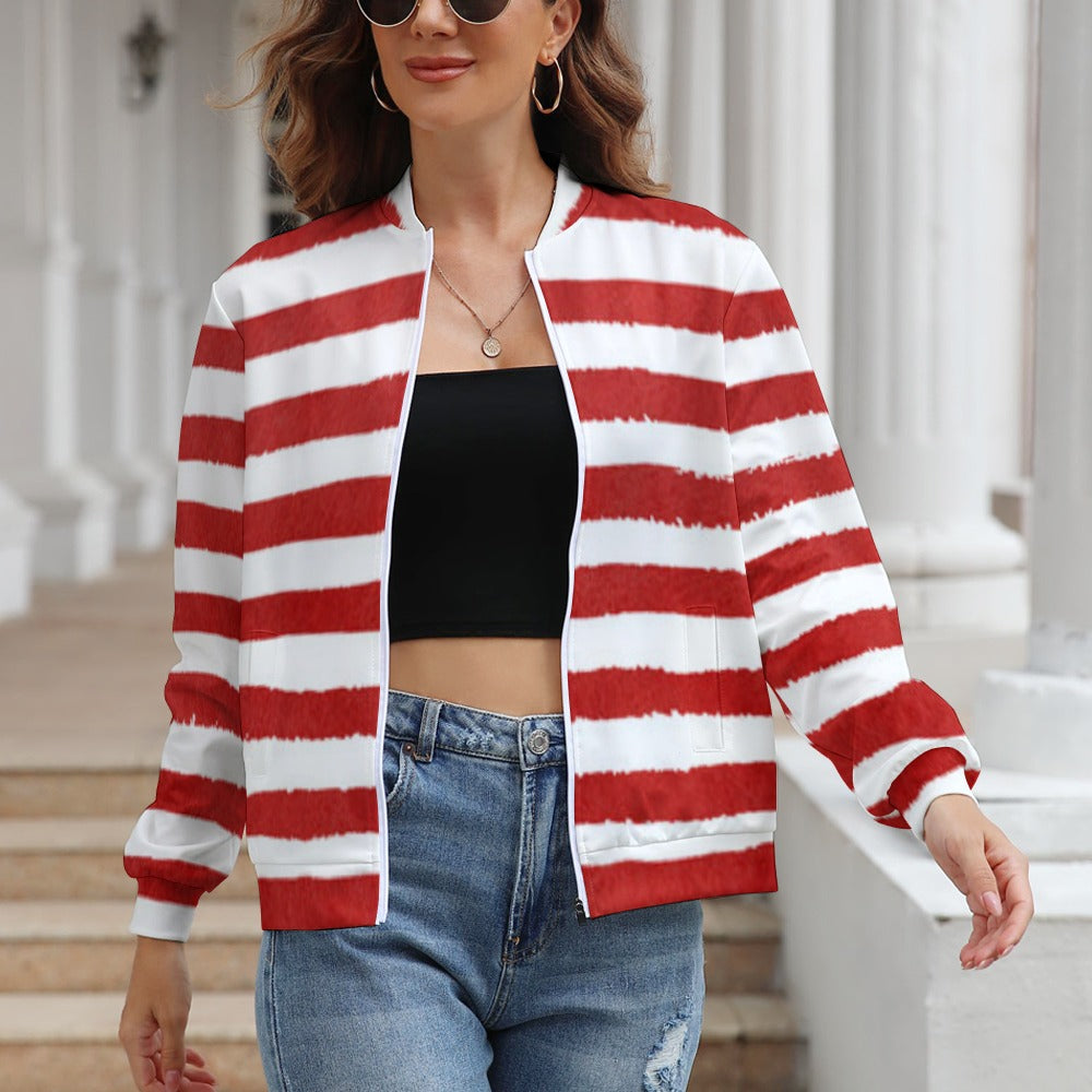 Women's Long Sleeve Zipper Jacket (10 Options) - KSC's Limited Edition Designer Collection