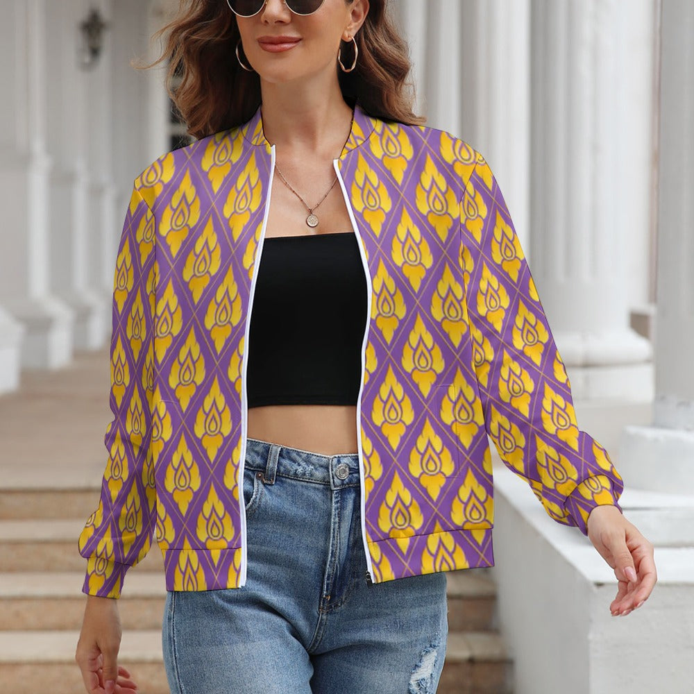 Women's Long Sleeve Zipper Jacket (10 Options) - KSC's Limited Edition Collections Designer Style