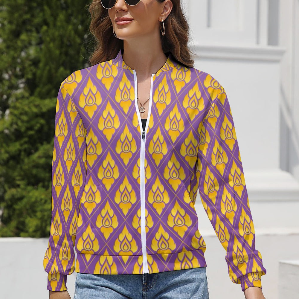 Women's Long Sleeve Zipper Jacket (10 Options) - KSC's Limited Edition Collections Designer Style