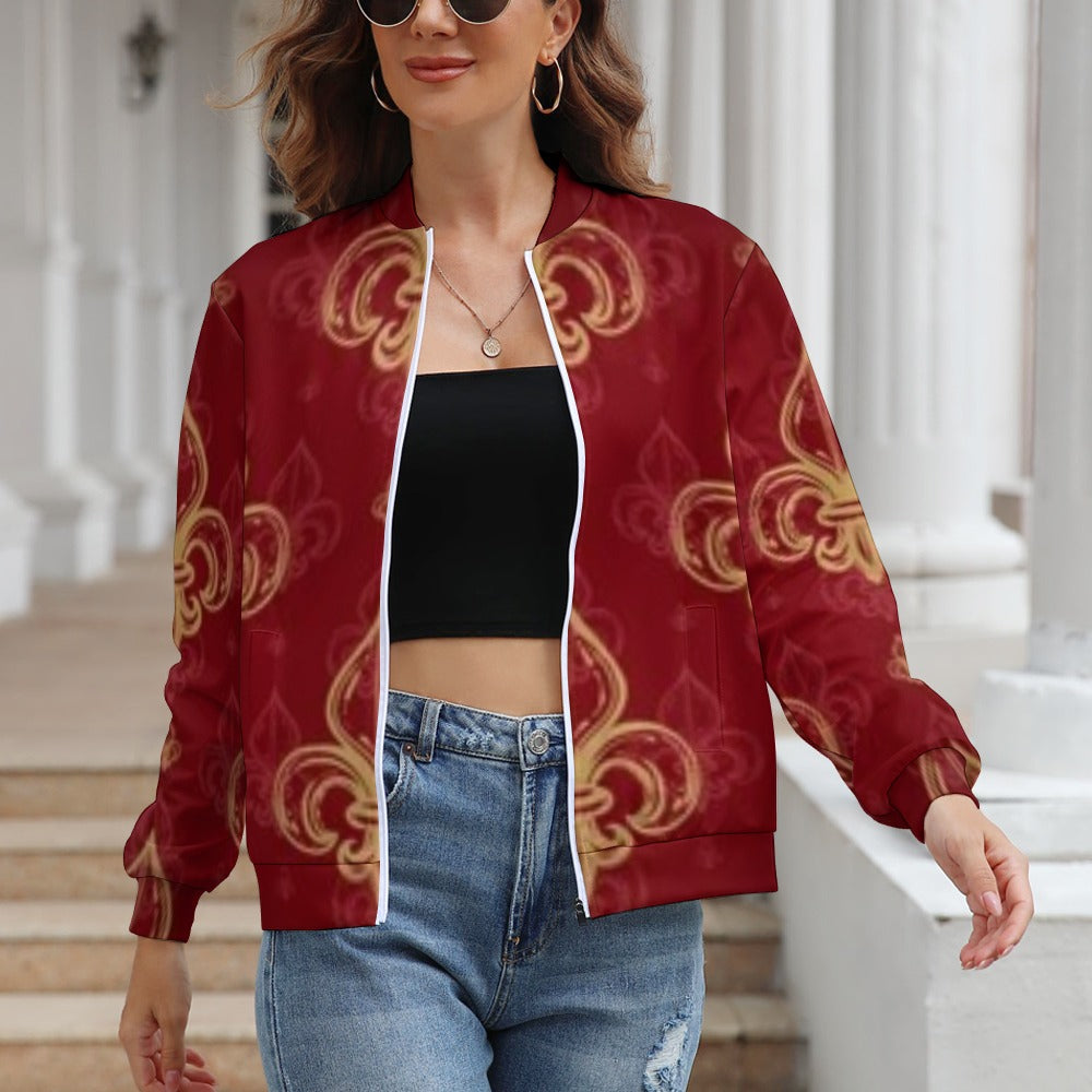 Women's Long Sleeve Zipper Jacket (10 Options) KSC's Limited Edition Designer Collections