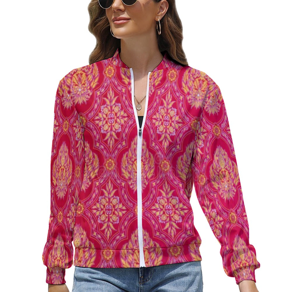 Women's Long Sleeve Zipper Jacket (10 Options) KSC's Limited Edition Designer Collections