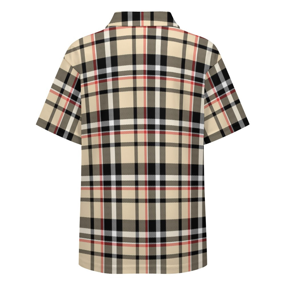 KSC's Exclusive Kids Designs- Young Men's/Boys New Kid's Shoulder buttoned polo shirt