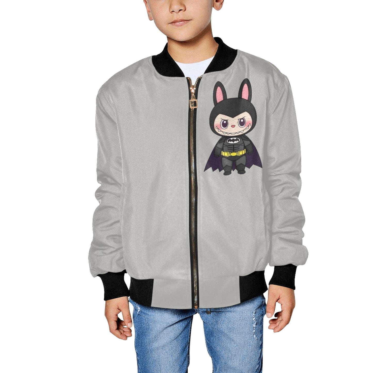 ๐งฅ๐ฅ โToo Cool for Recess!โ Labubu Kidโs Bomber Jacket - Kid's Bomber Jacket