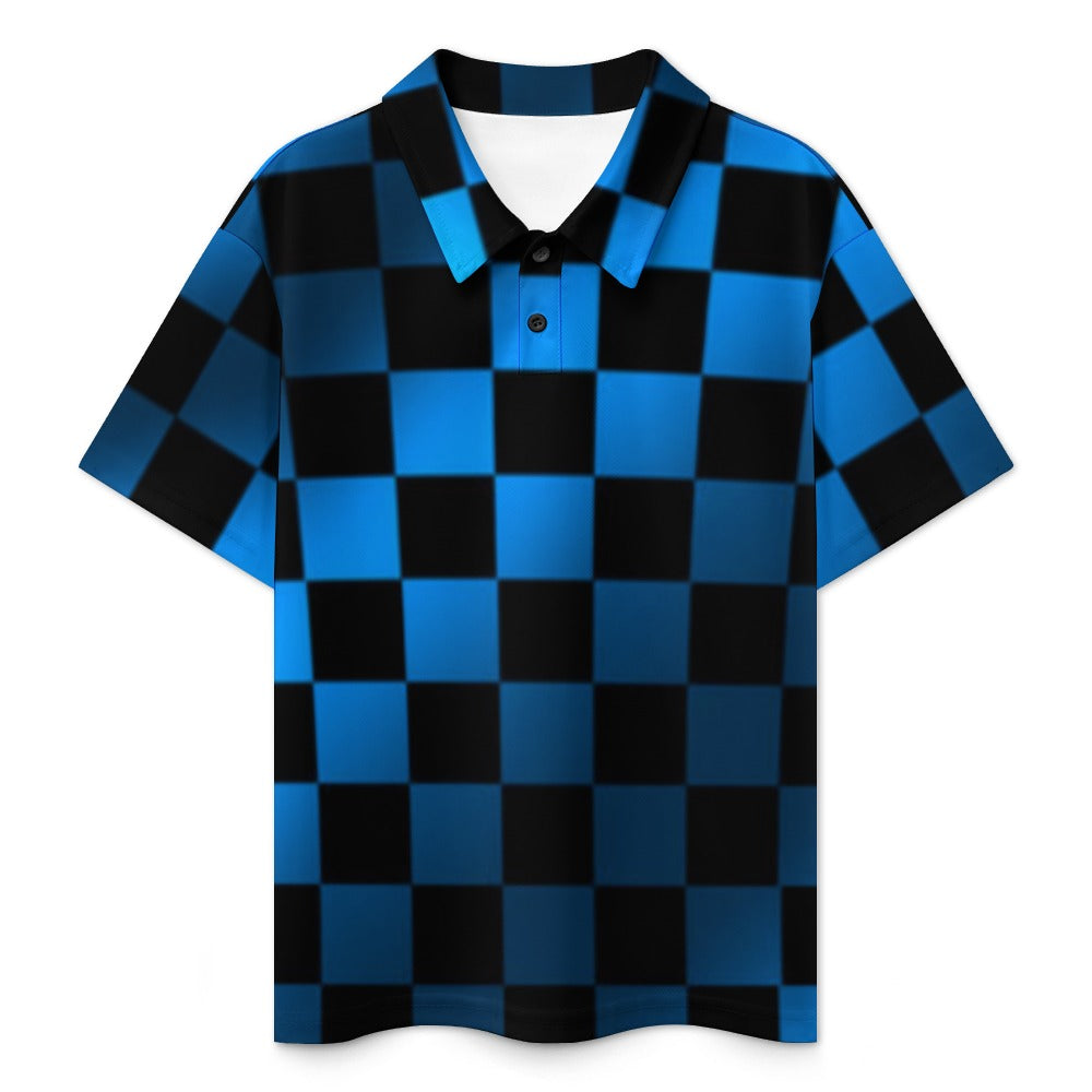 KSC's Exclusive Kids Designs- Young Men's/Boys New Kid's Shoulder buttoned polo shirt