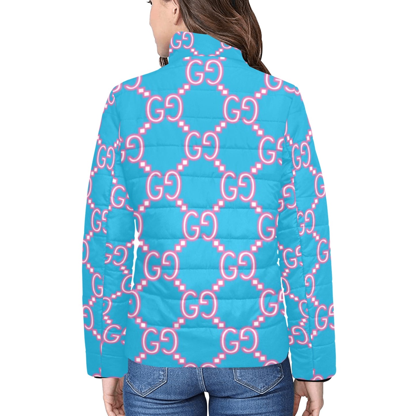 KSC's Exclusive  Women's Stand Collar Padded Jackets (10) Designs/Styles - Women's stand collar padded jacket(H41)