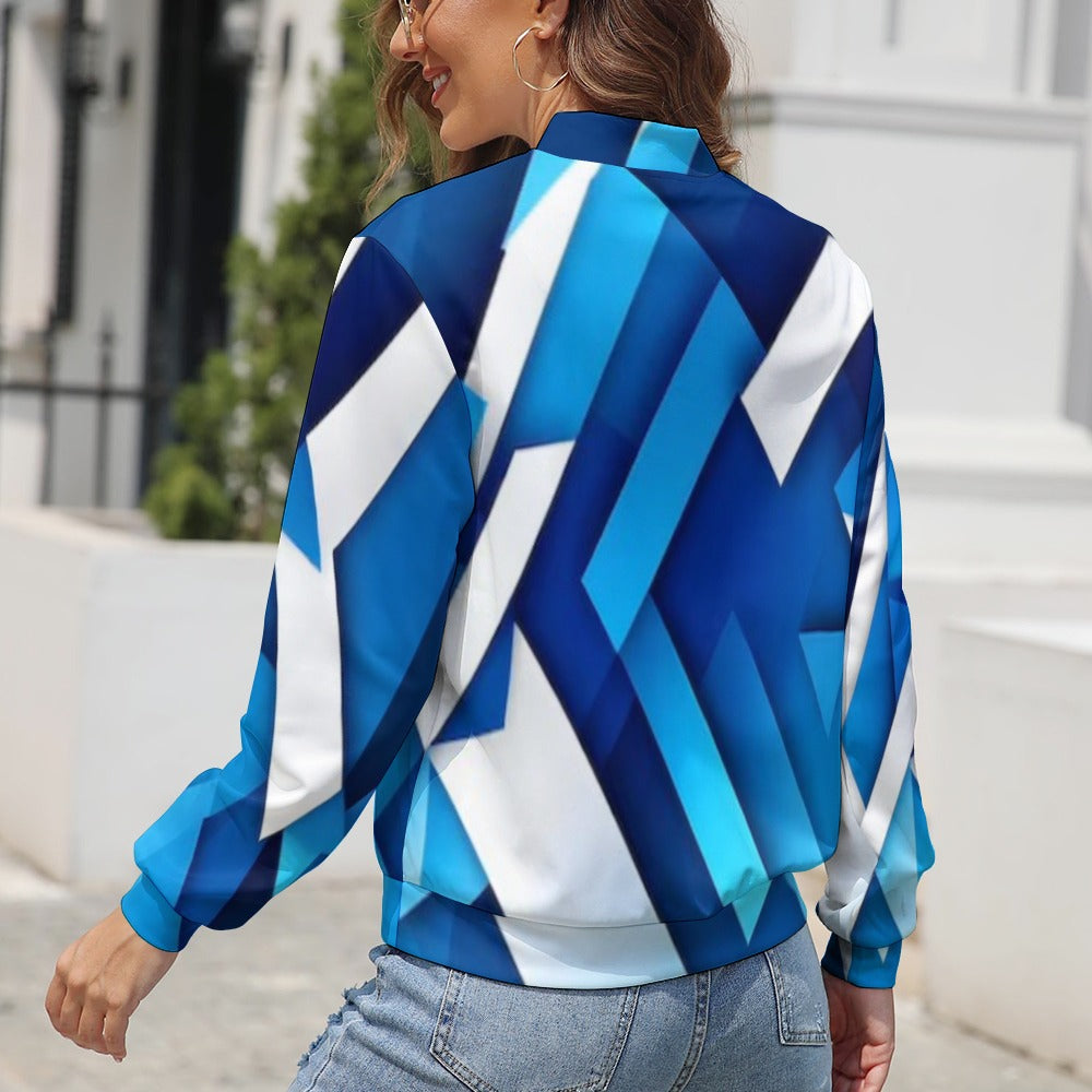 Women's Long Sleeve Zipper Jacket (10 Options) - KSC's Limited Edition Designer Collection