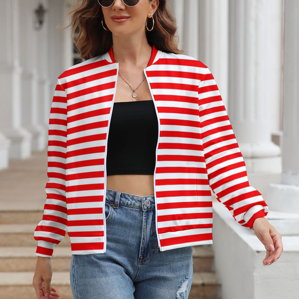 Women's Long Sleeve Zipper Jacket (10 Options) - KSC's Limited Edition Designer Collection