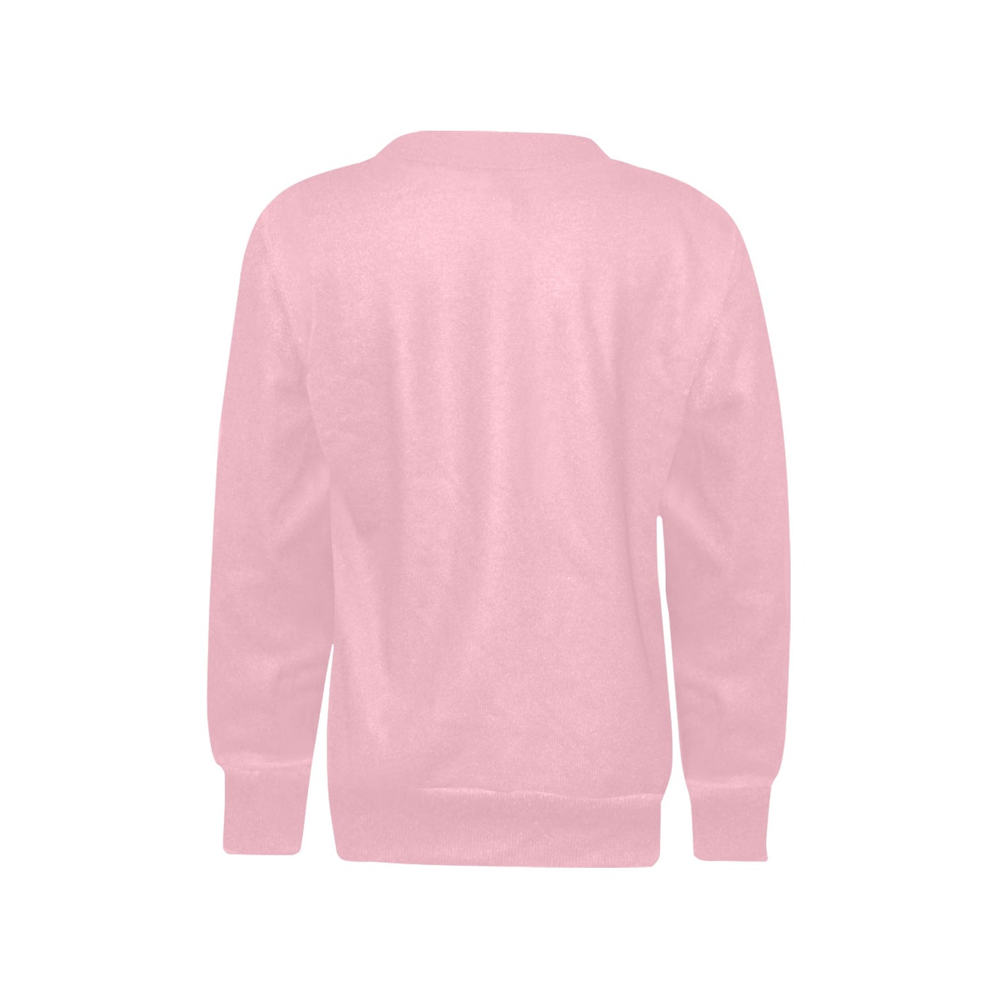 SUPER GIRL PRINT DESIGN YOUNG GIRL'S SWEATERS- Girls Super Girl Print Crew Neck Sweater