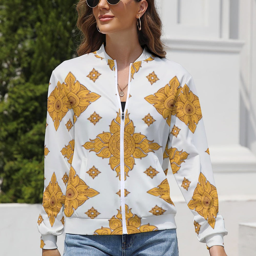 Women's Long Sleeve Zipper Jacket (10 Options) - KSC's Limited Edition Collections Designer Style