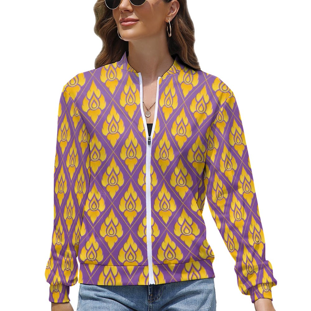 Women's Long Sleeve Zipper Jacket (10 Options) - KSC's Limited Edition Collections Designer Style
