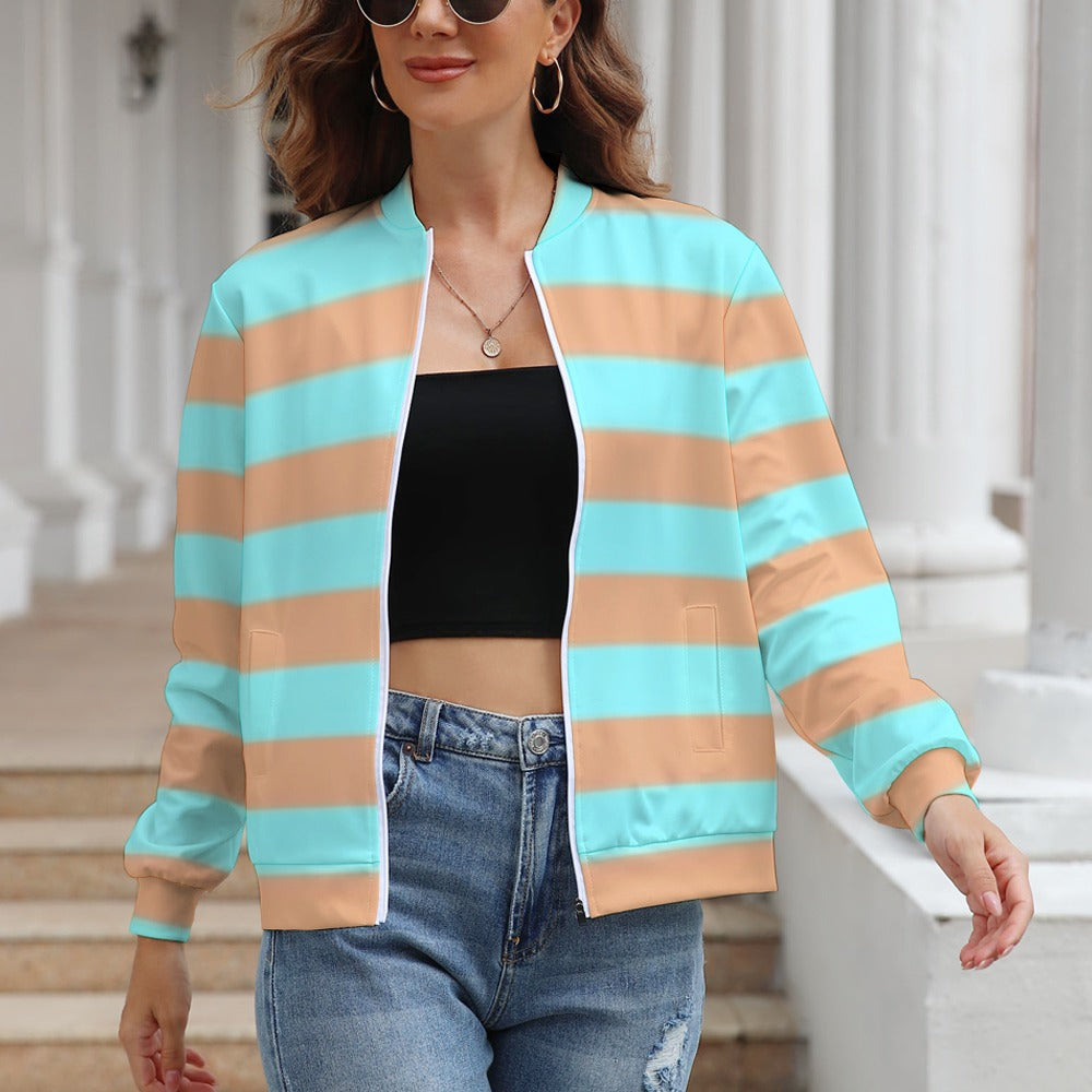 Women's Long Sleeve Zipper Jacket (10 Options) - KSC's Limited Edition Designer Collection