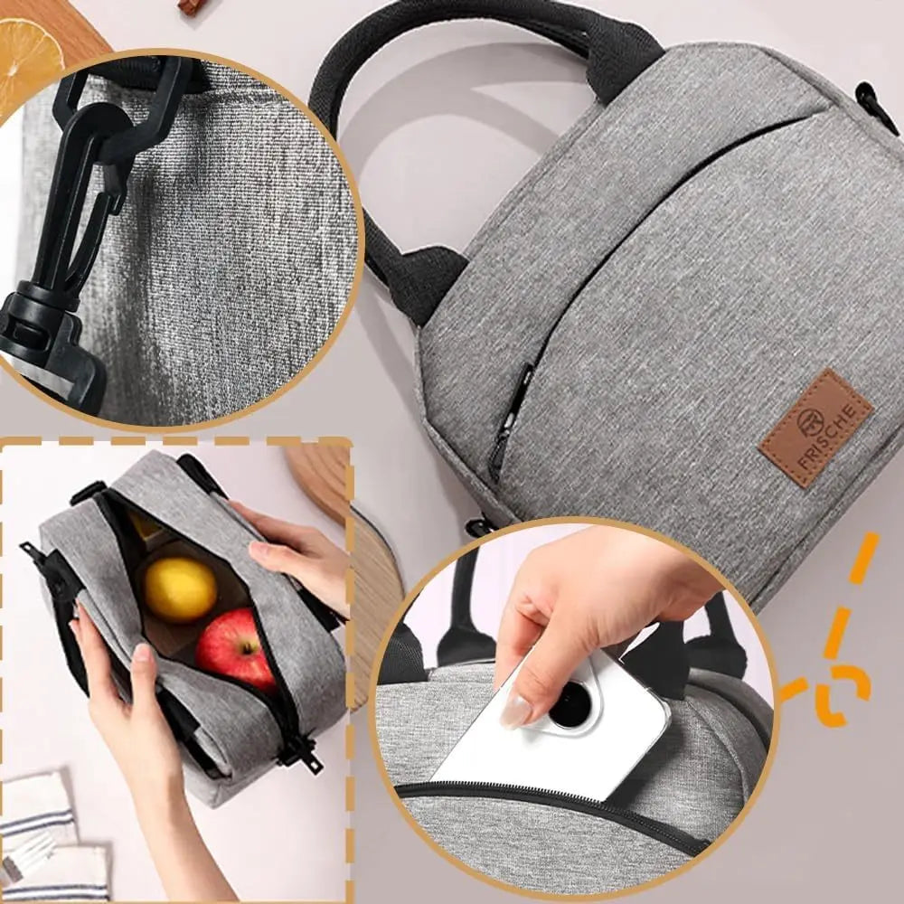 Large Opening Cooler Bag Portable Lunch Box Bag for Adults for Beach Use