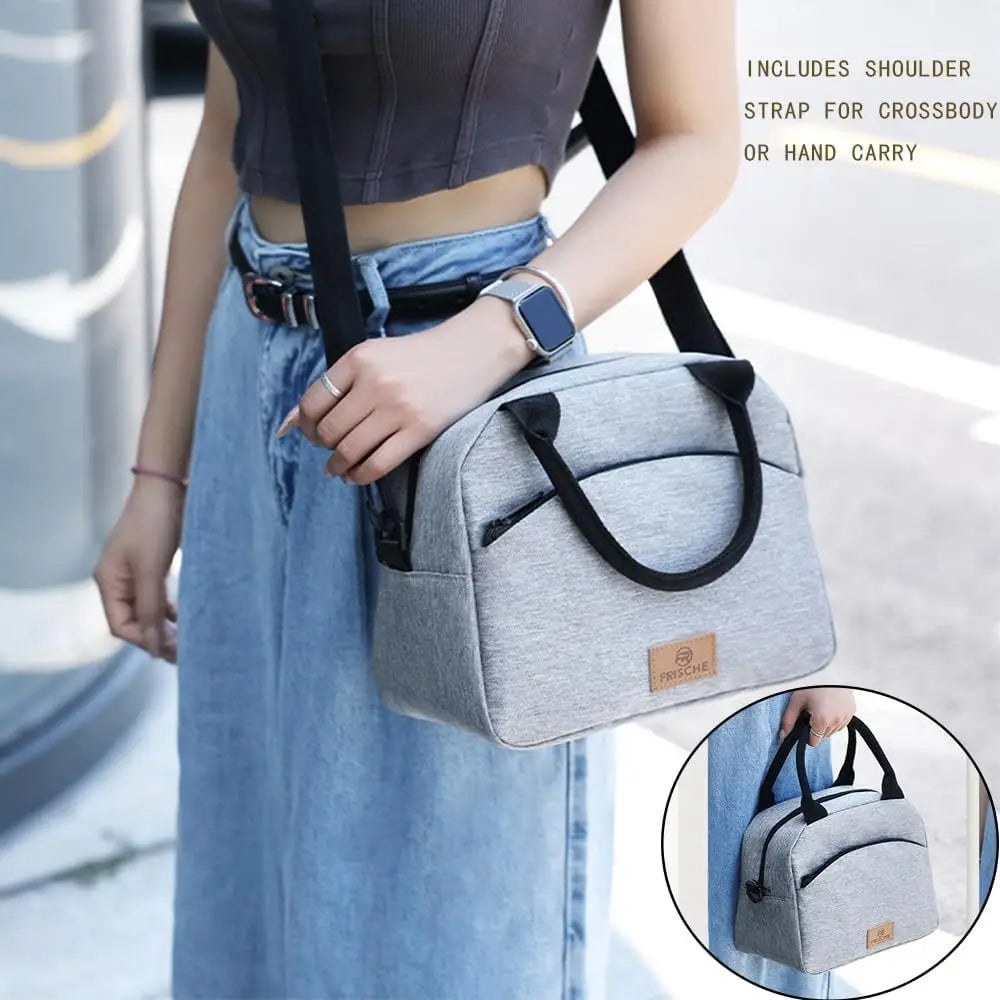 Large Opening Cooler Bag Portable Lunch Box Bag for Adults for Beach Use