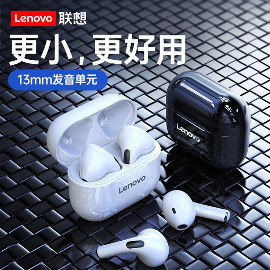 AIR EARBUDS HEADPHONES - In-ear Mobile Phone For Lenovo LP40 Wireless Bluetooth Headset Game Running Sports Listening Music Students