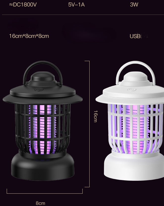 Electric Mosquito & Bug repellent lamp, household and outdoor lighting mosquito killer lamp, USB charging mosquito repellent, commercial and residential dual-use electric mosquito killer
