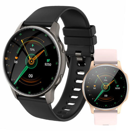 LA17 Smart Watch New Round Screen AMOLED Women's Health Heart Rate Blood Oxygen Sleep Monitoring Exercise Step Meter