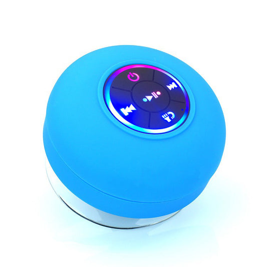 Cross-Border Hot-Selling Large Suction Cup With Light Version Waterproof Bluetooth Speaker Led Colorful Bts07 Speaker